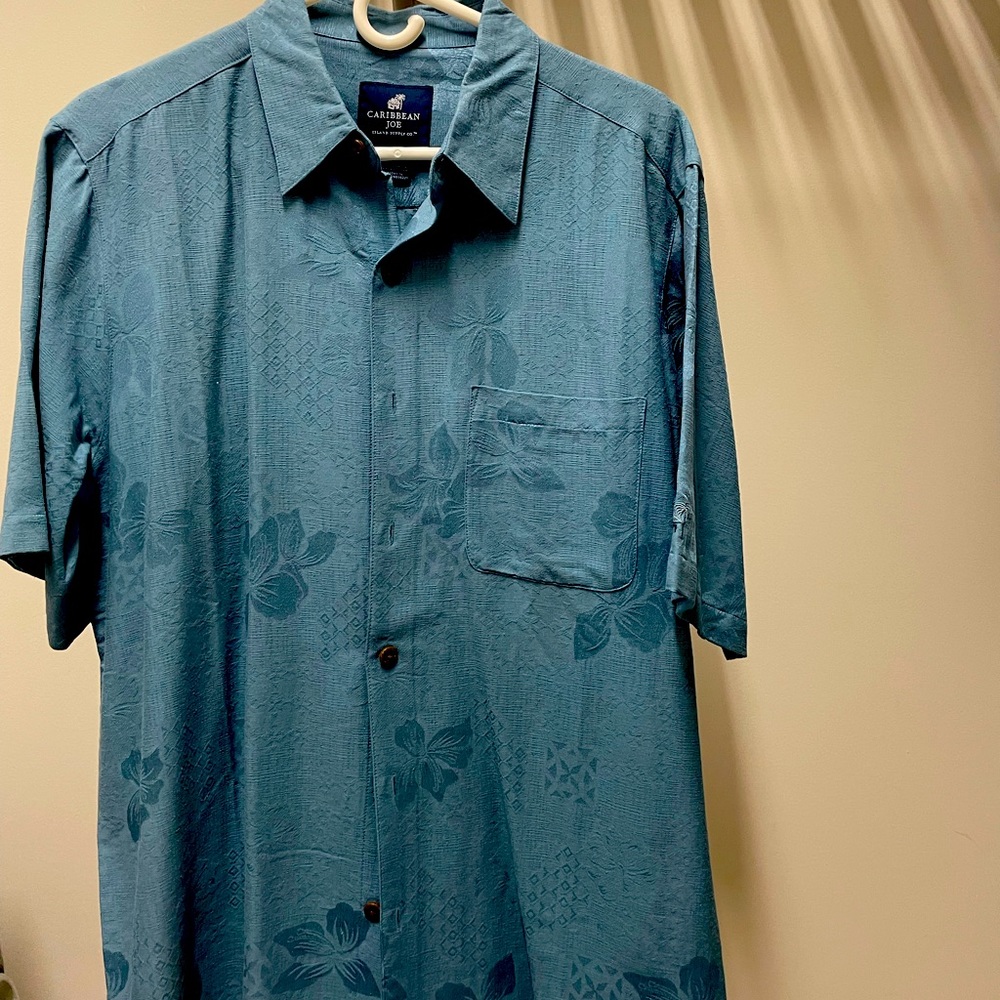 Caribbean joe island supply company button down shirt